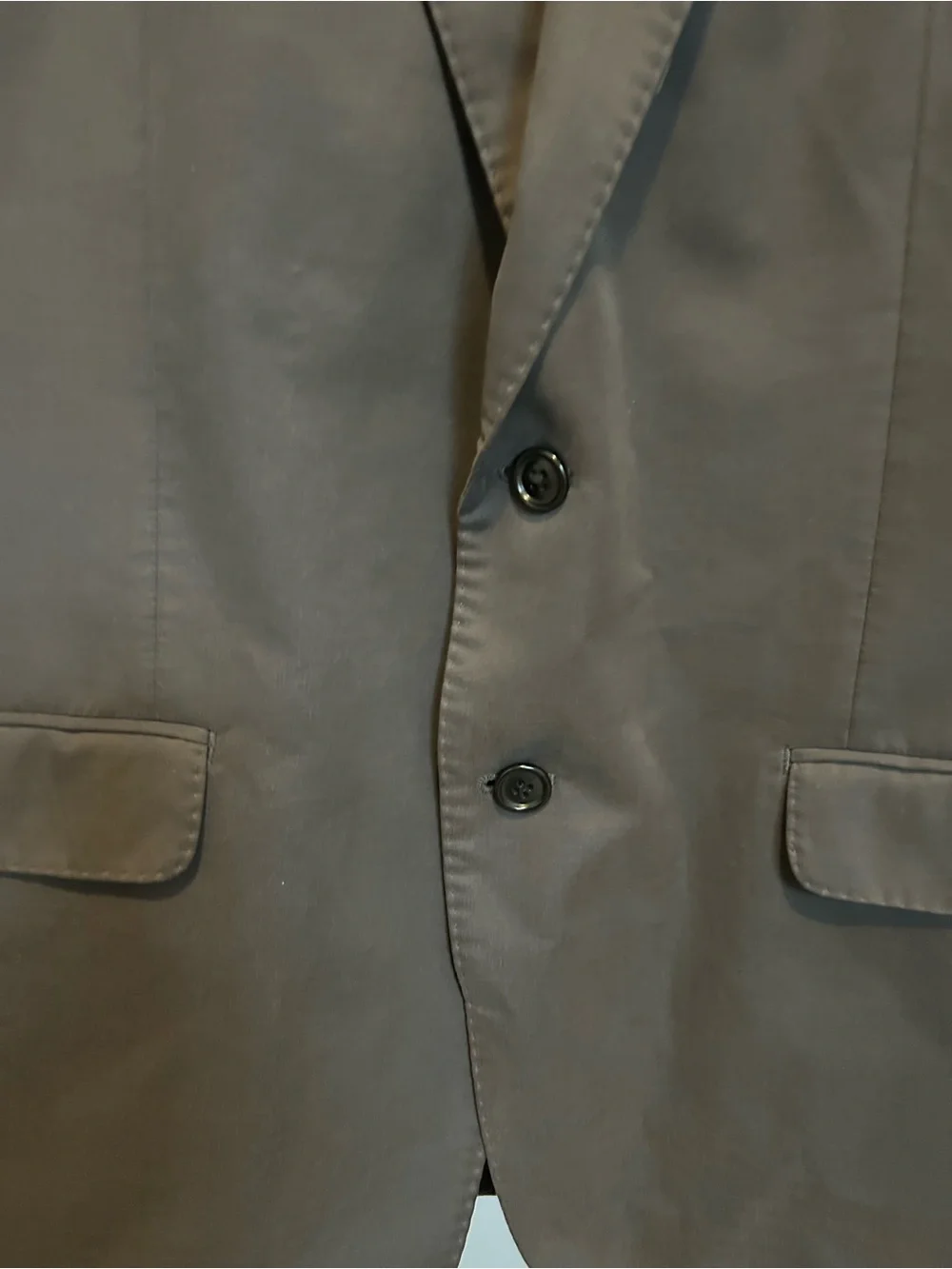 Calvin Klein Men's Dark Gray Two-Button Blazer